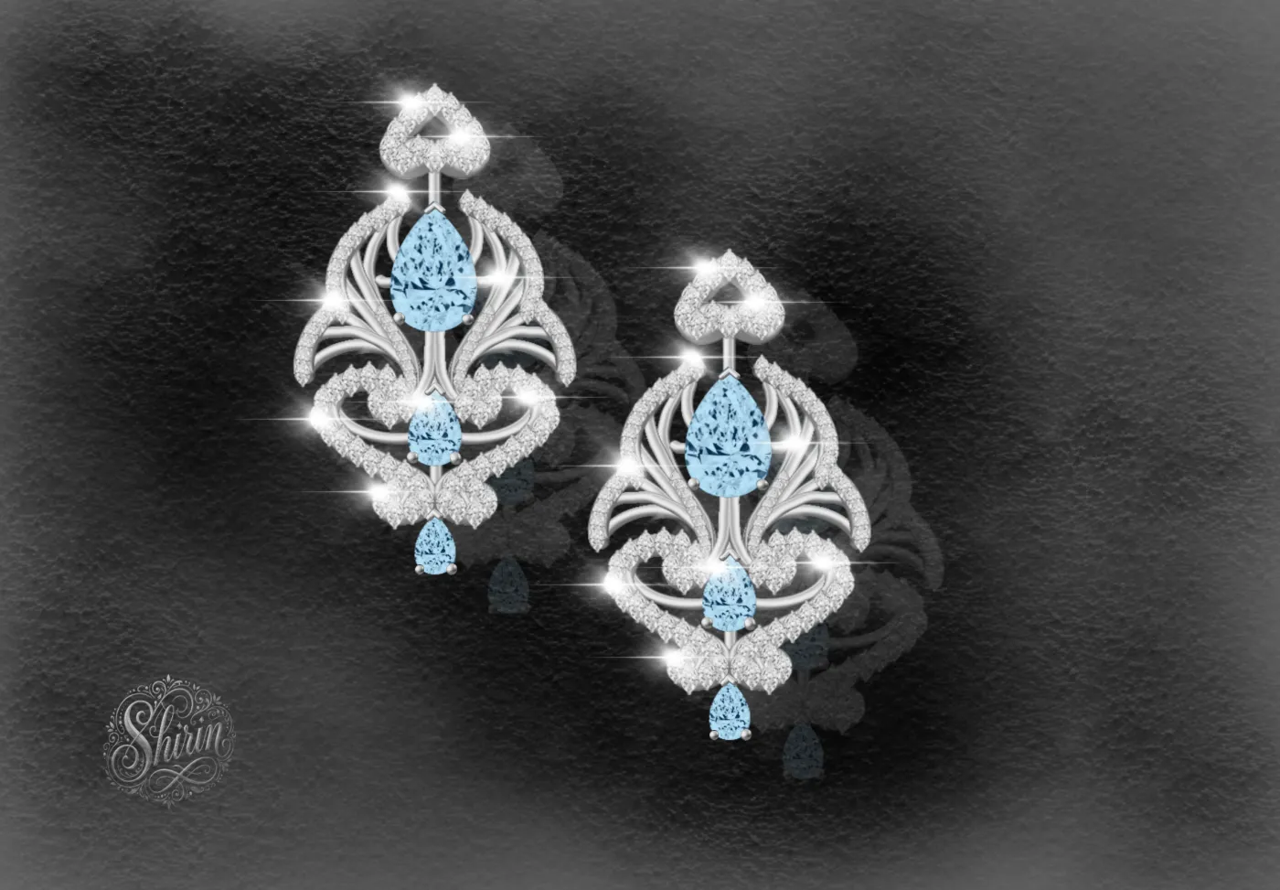 Earrings design No. 03 by Shirin