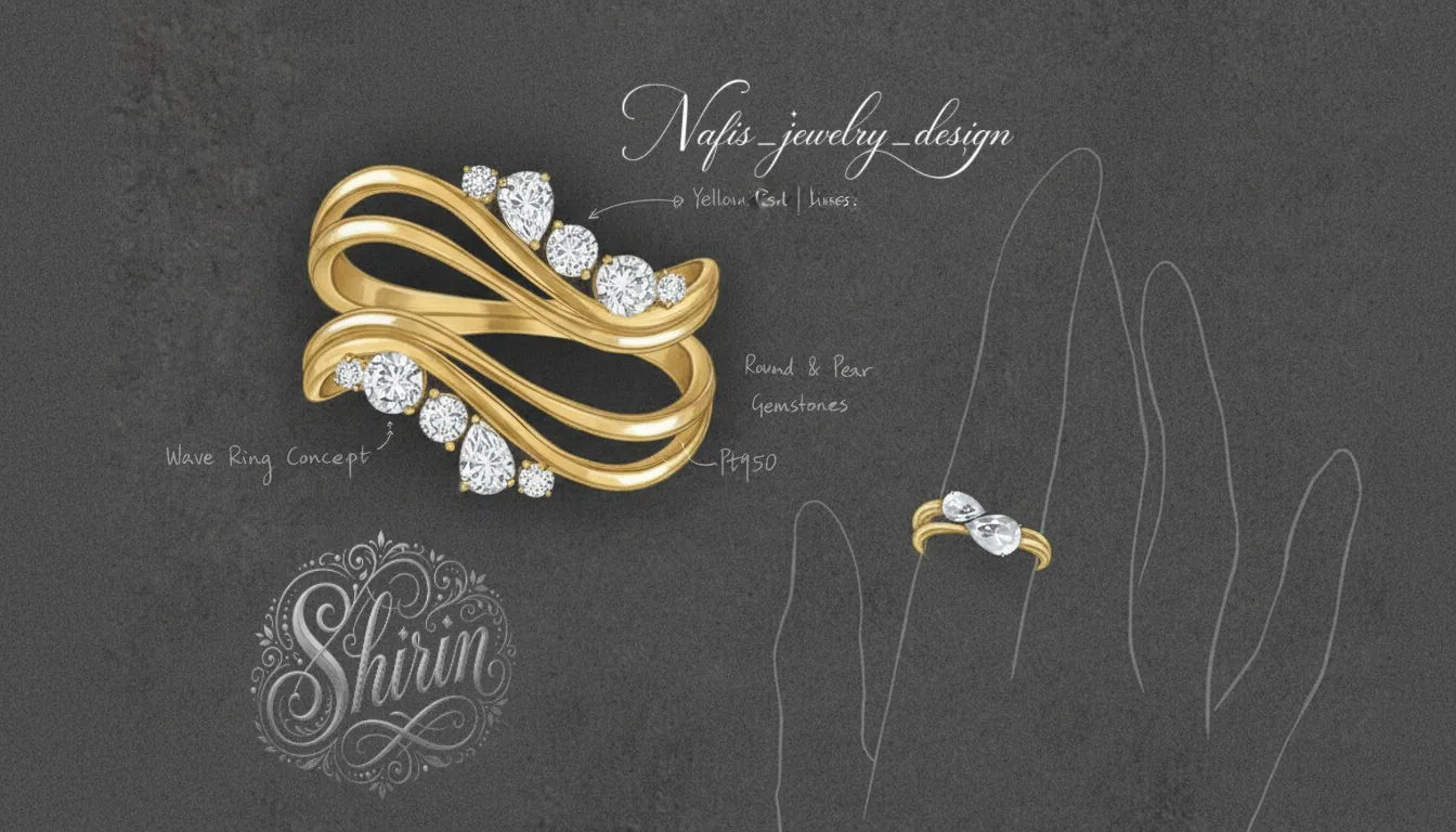 Rings design No. 40 by Shirin