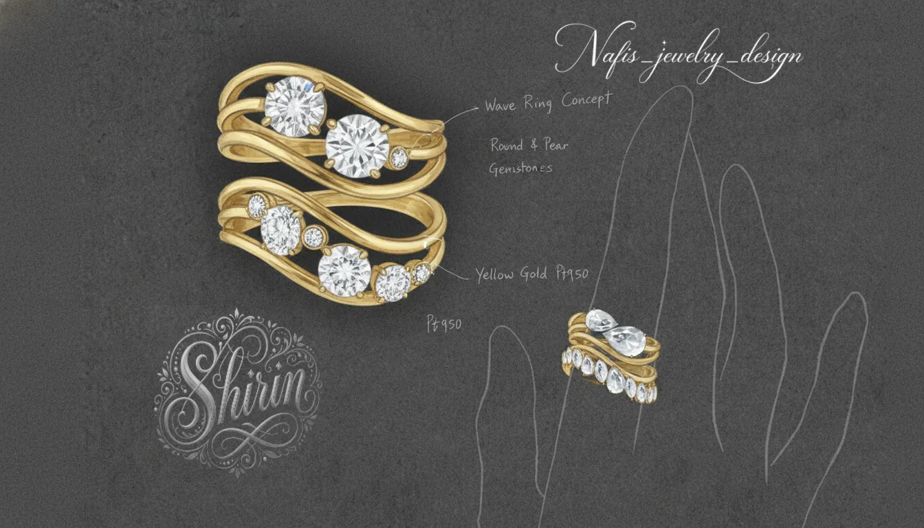 Rings design No. 41 by Shirin
