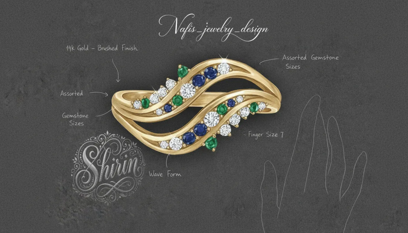 Rings design No. 44 by Shirin