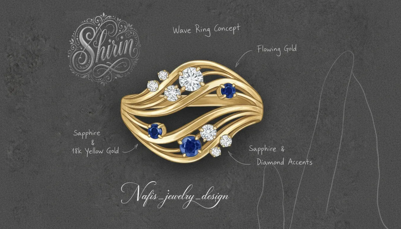 Rings design No. 45 by Shirin