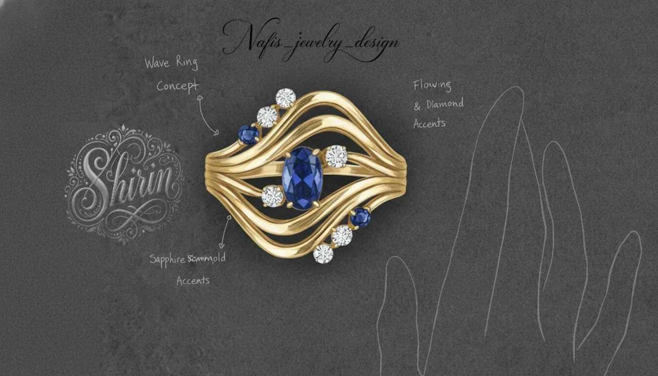Rings design No. 52 by Shirin