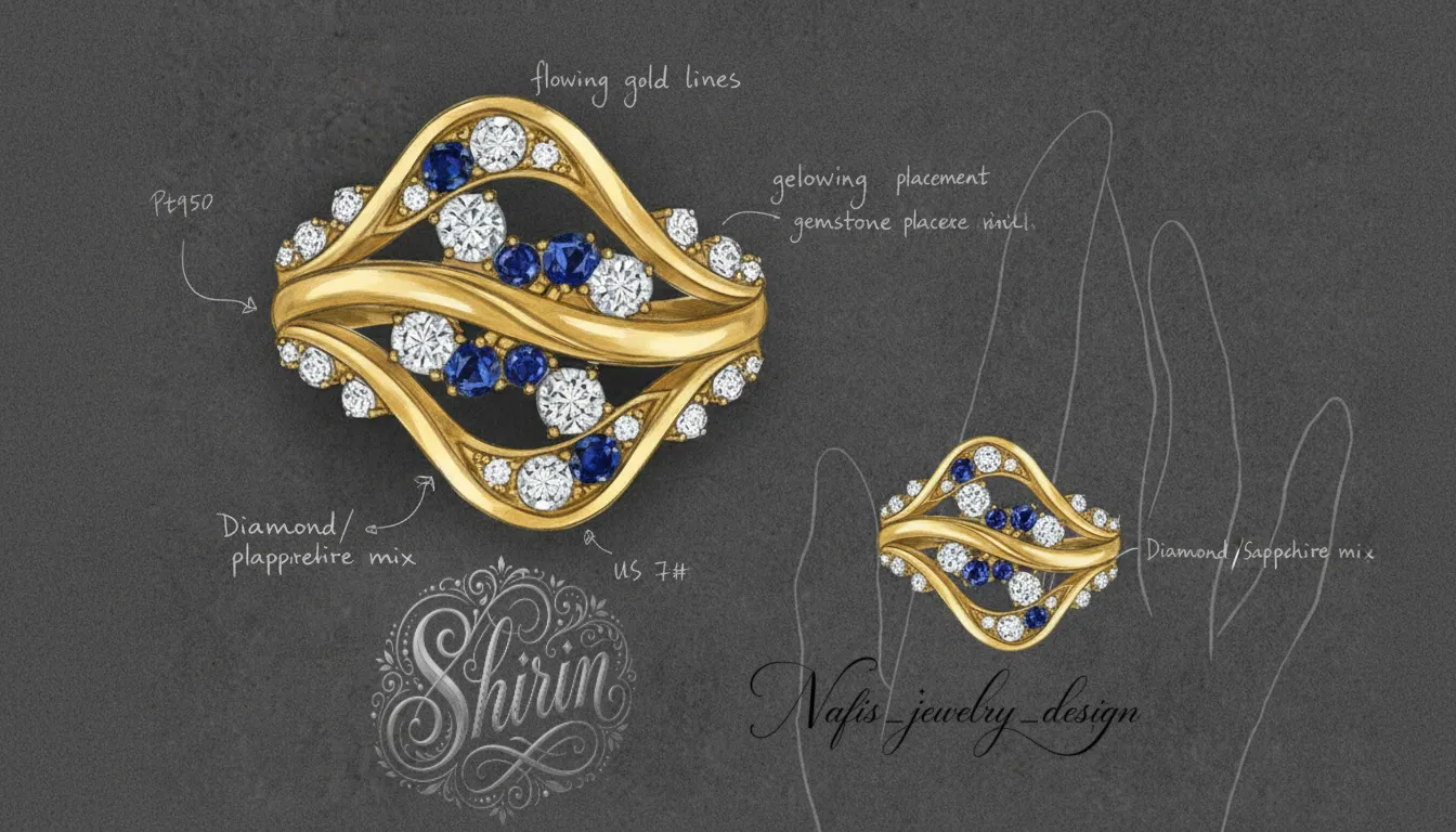 Rings design No. 57 by Shirin